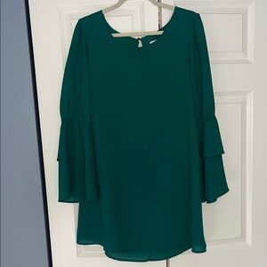 Elegant Green Women's Dress